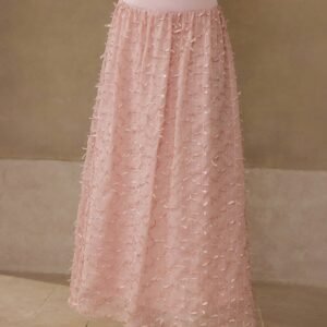 Enchnt Spring/Summer Romantic Women's Elegant Apricot Braided Rope Lace Camisole Mini Dress, Sweet And Elegant Sexy Sundress, Suitable For Wedding Season, Holidays, Vacation, Sweet Date And Graduation Season, Women's Summer Clothing, Concert Outfit Women,Easter Outfit Women,Vestidos De Fiesta Elegantes